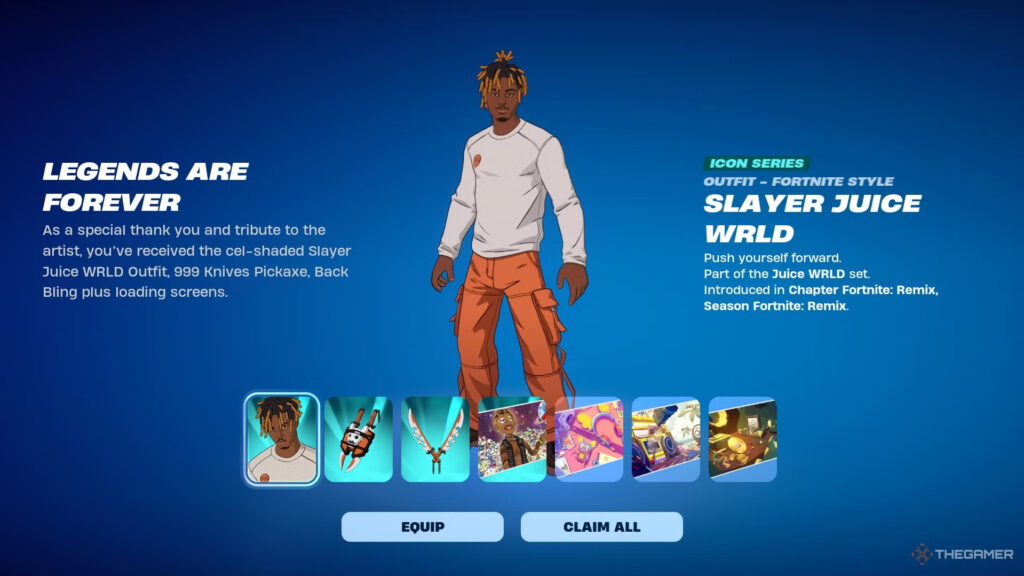 Juice WRLD skin (Image via Epic Games)