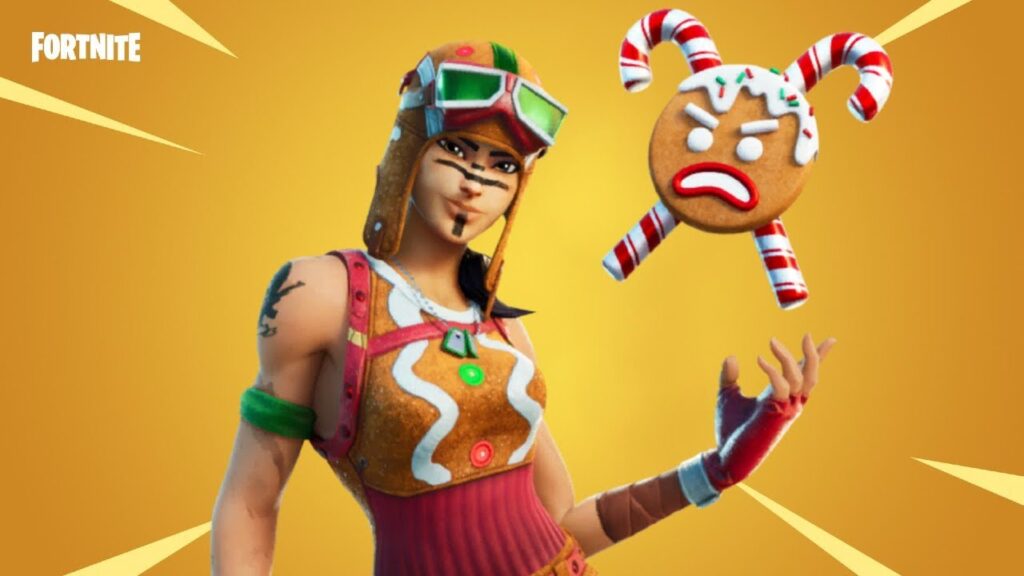 Gingerbread Raider skin (Image via Epic Games)