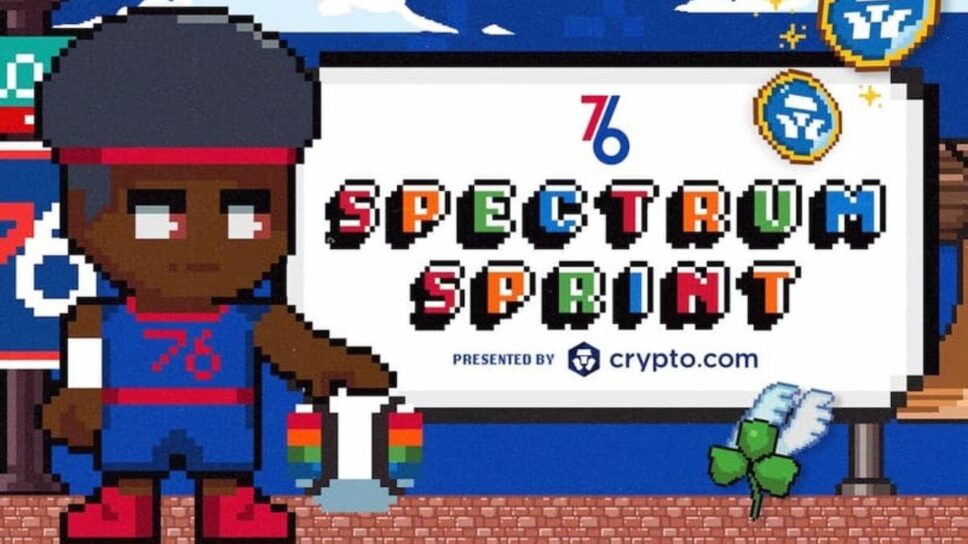 Philadelphia 76ers, Crypto.com partner to unveil ‘Spectrum Sprint,’ part of first-ever Web3 mobile video game series in NBA cover image