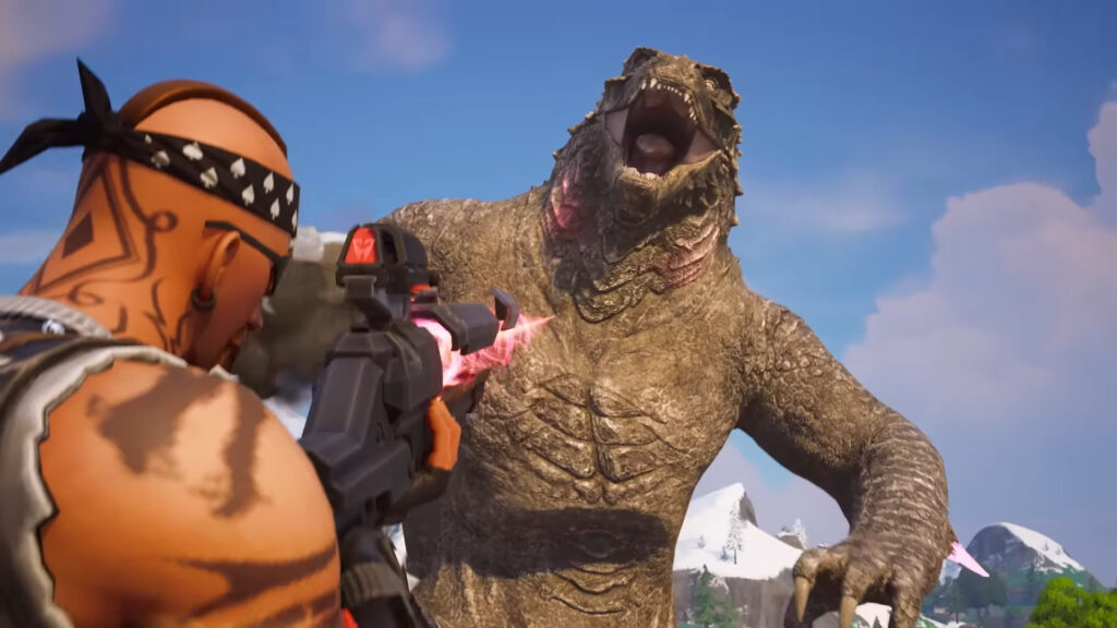 Godzilla in Fortnite (Image via Epic Games)