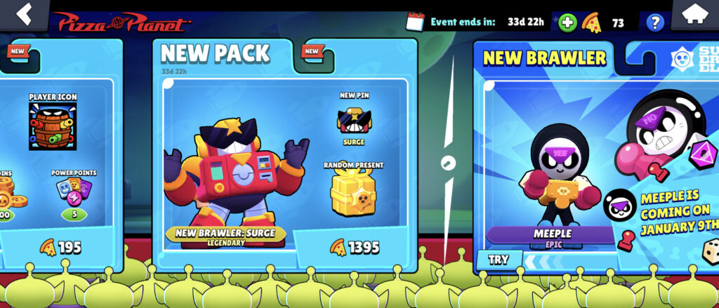 Rewards in Brawl Stars Arcade (Image via esports.gg)