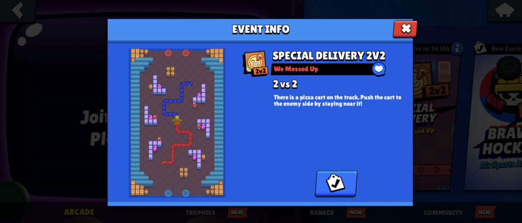 Special Delivery during the Brawl Stars Pizza Planet event (Image via esports.gg)