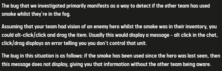 Dota 2 smoke bug (Image via <a href="https://pro.eslgaming.com/tour/2025/01/esl-one-raleigh-qualifier-investigation/" target="_blank" rel="noreferrer noopener">ESL</a>)