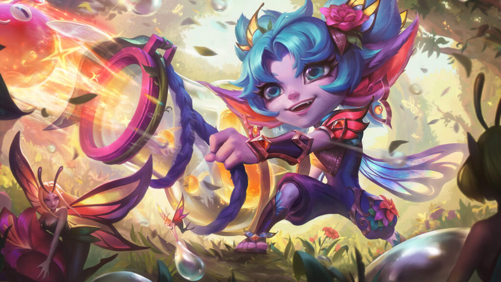 Faerie Court Tristana Sapphire (Image via Riot Games)