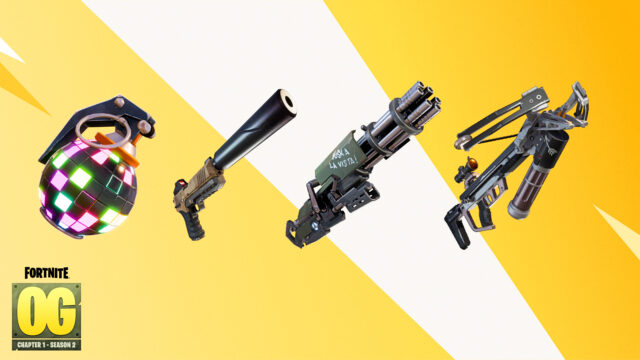 Fortnite OG Season 2 loot pool: All weapons and items preview image