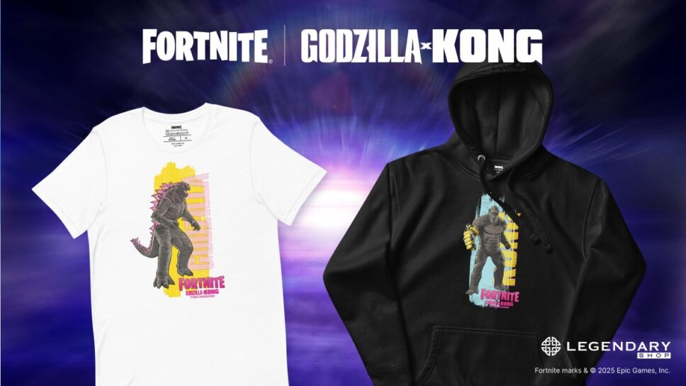 Official Godzilla x Kong x Fortnite merch drop hits stores: How to buy and more cover image