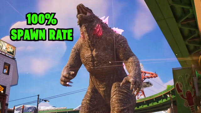 Godzilla’s Fortnite spawn rate has increased to 100% preview image