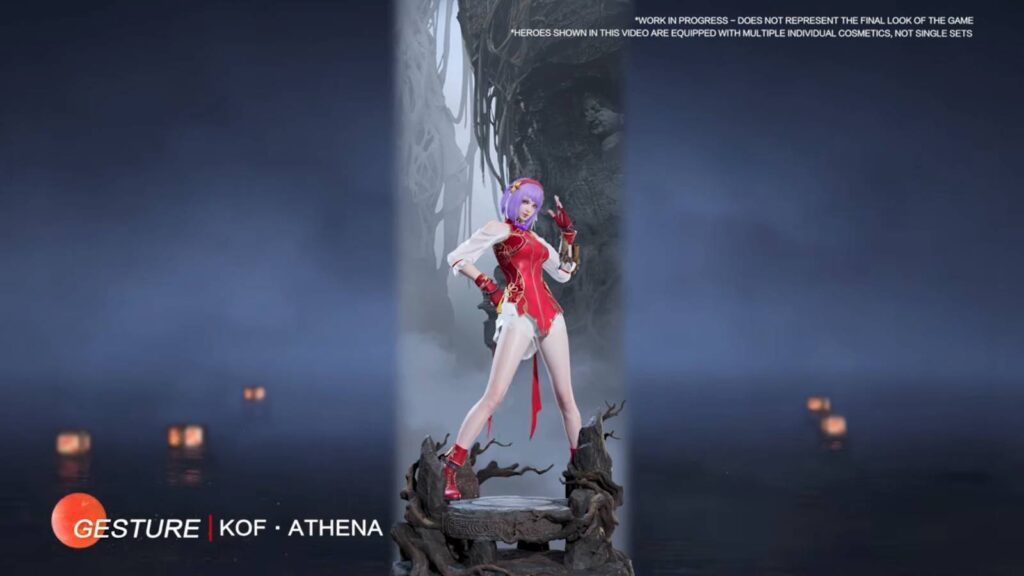 Gesture — Athena Asamiya Naraka: Bladepoint (image via 24 Entertainment)