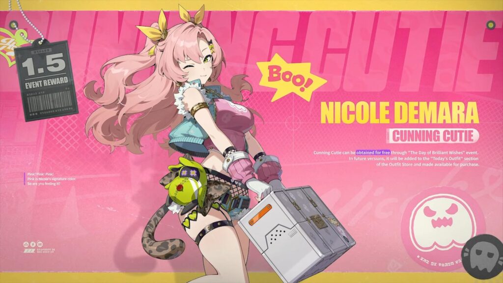 Nicole skin in ZZZ (Image via HoYoverse)