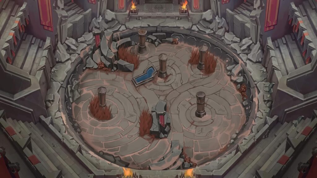 The Noxian Gladiator map for Arena in LoL S1 (Image via Riot Games)