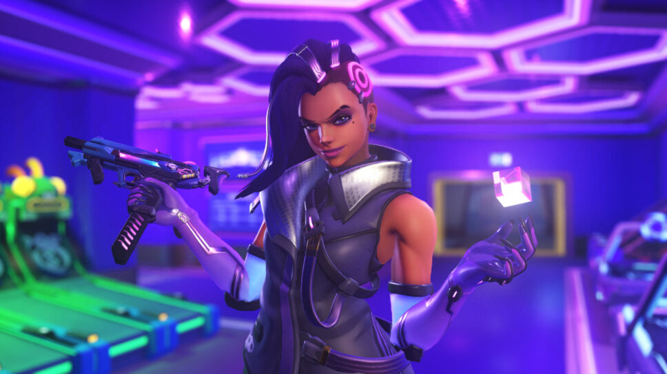 Hack the World: Nerdcore rapper Azazus creates Sombra rap with Overwatch 2 voice actress Carolina Ravassa cover image