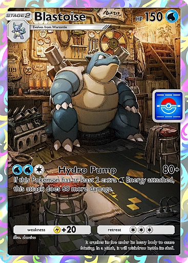 Blastoise (Image via Pokémon TCG Pocket)