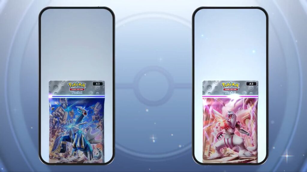 Here's what the packs will look like when opening them (Image via Pokémon TCG Pocket)