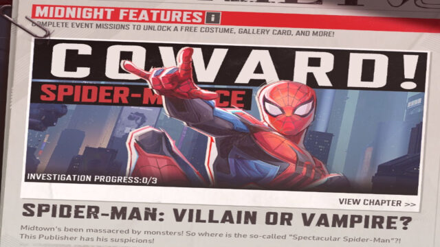 Marvel Rivals adds Spider-Man Investigation as Part 4 of the Midnight Features event preview image