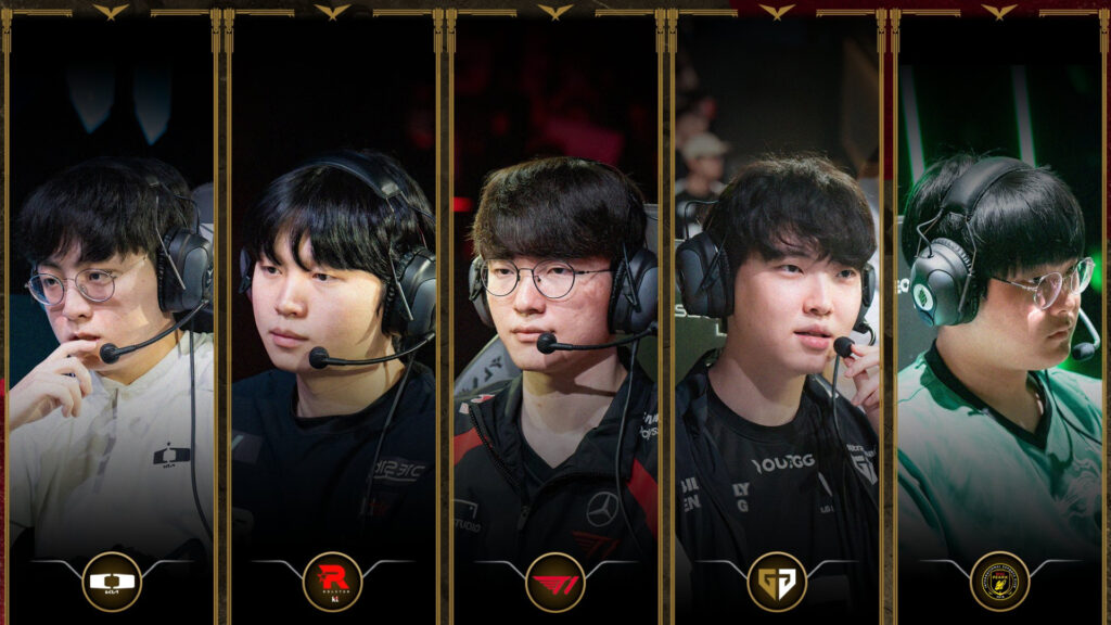 Team Mid (Image via LCK on X)