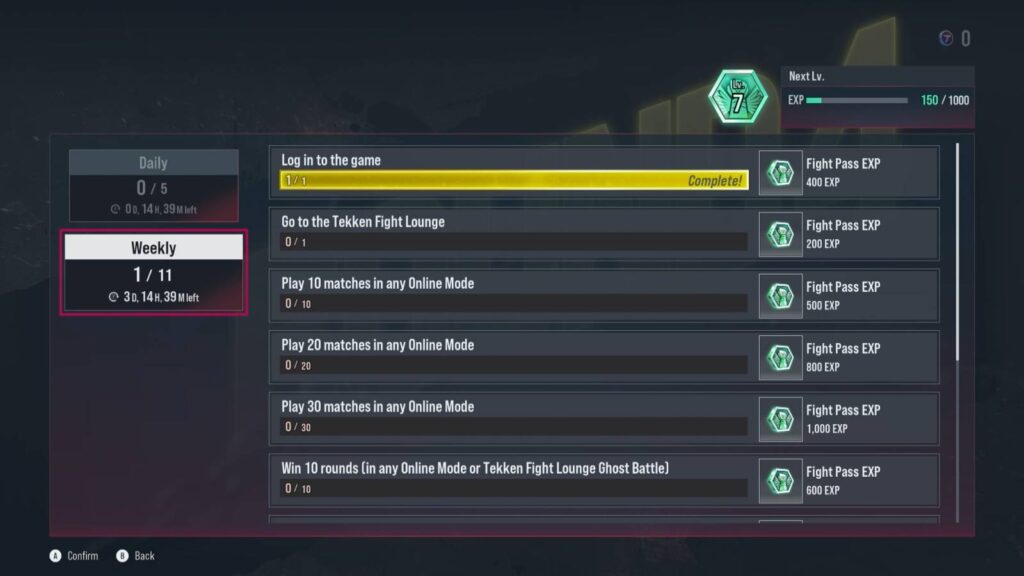 Examples of Fight Pass missions (Image via esports.gg)