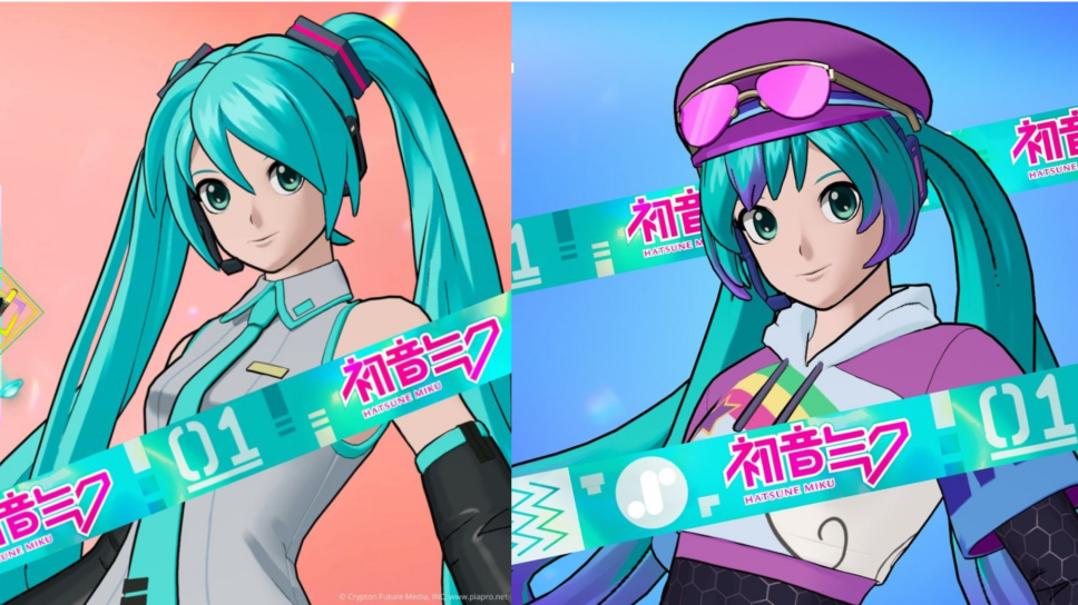 Miku Fortnite skins: First look at all cosmetics and more cover image