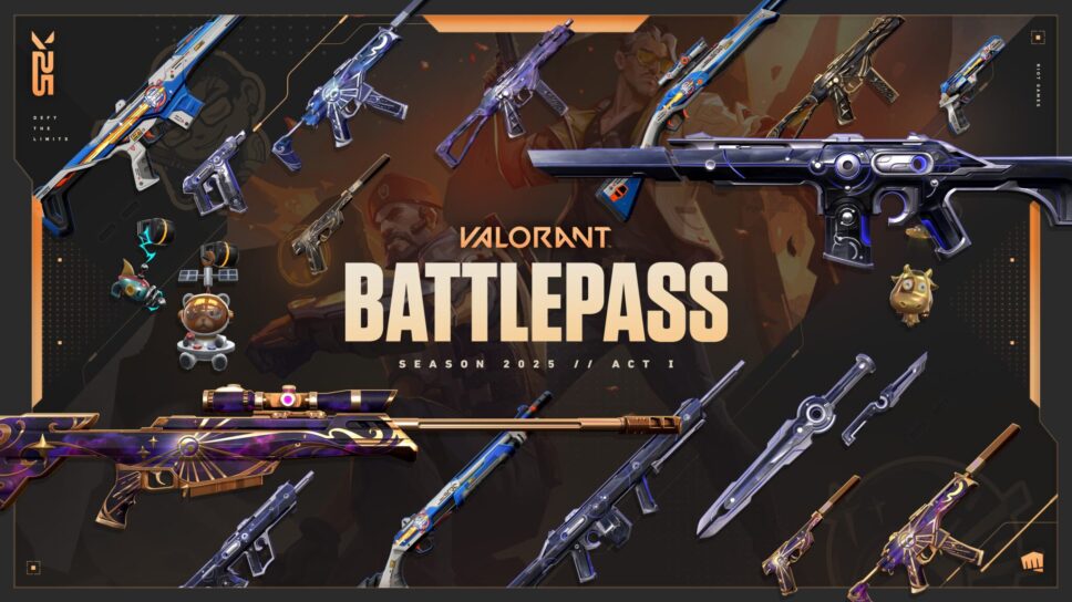 Everything in the VALORANT Season 2025 // Act 1 Battlepass cover image