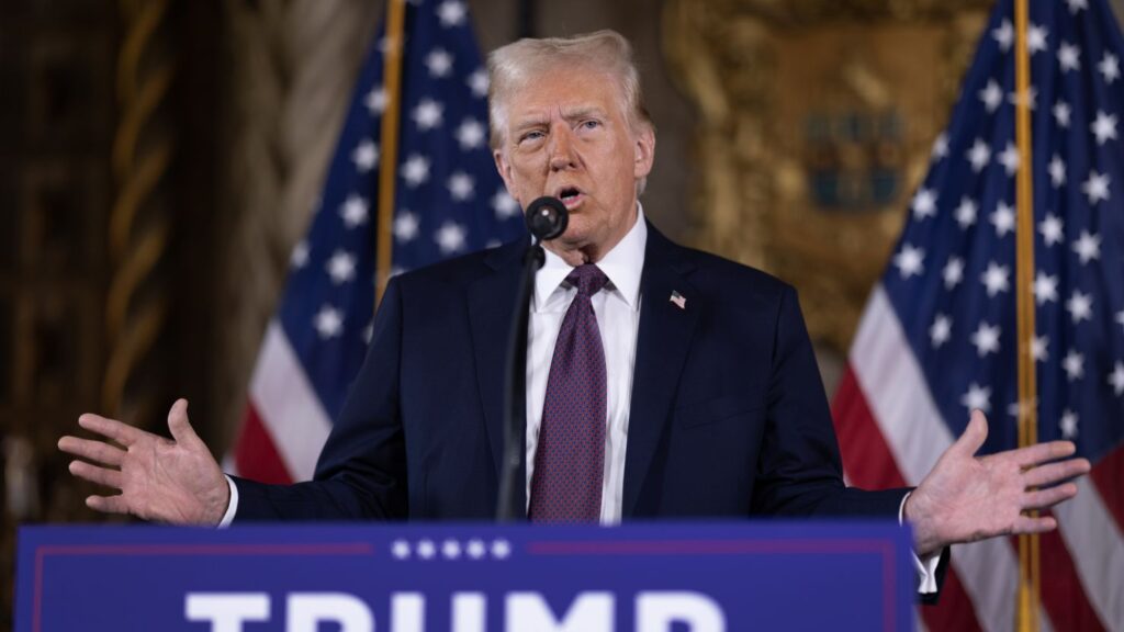 Phot of Donald Trump (Image via Scott Olson | Getty Images)