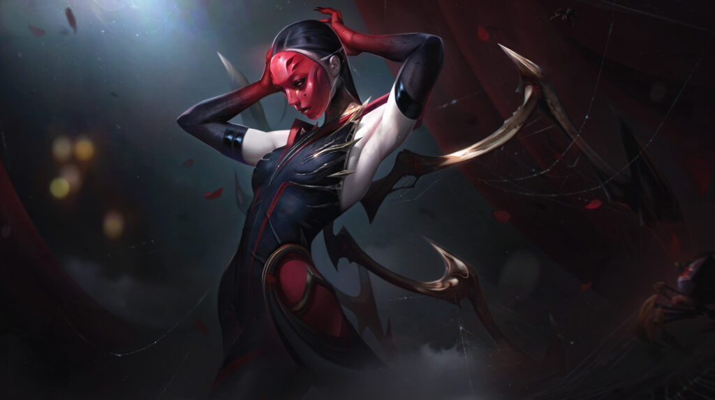 Masque of the Black Rose Elise skin (Image via Riot Games)