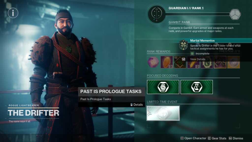 Start the quest at The Drifter. (Screenshot by esports.gg)