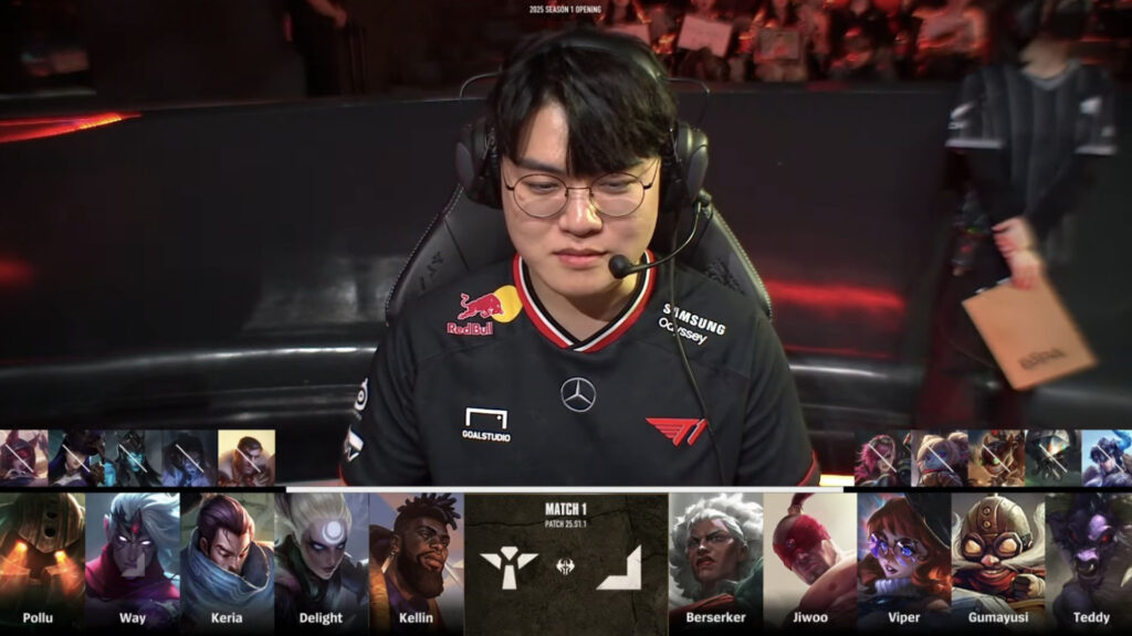 LCK LoL 2025 Season 1 event: results, live score and more