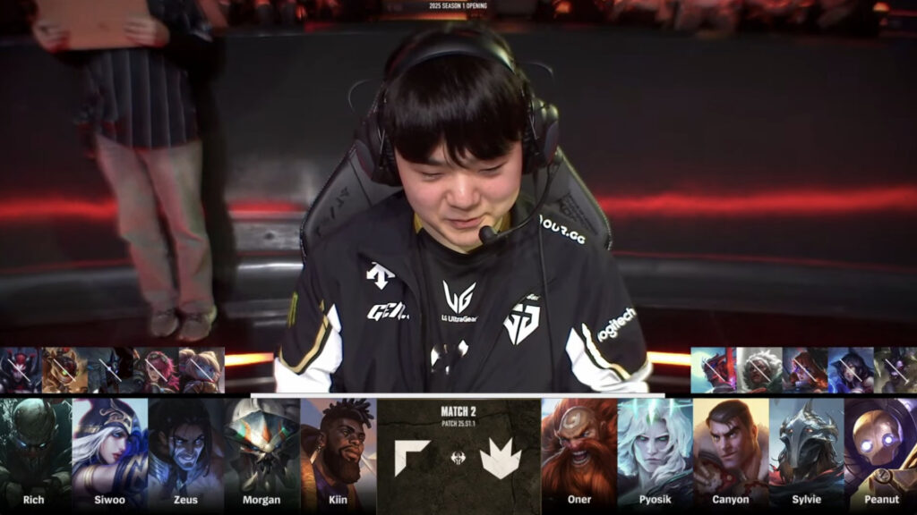 LCK LoL 2025 Season 1 event: results, live score and more