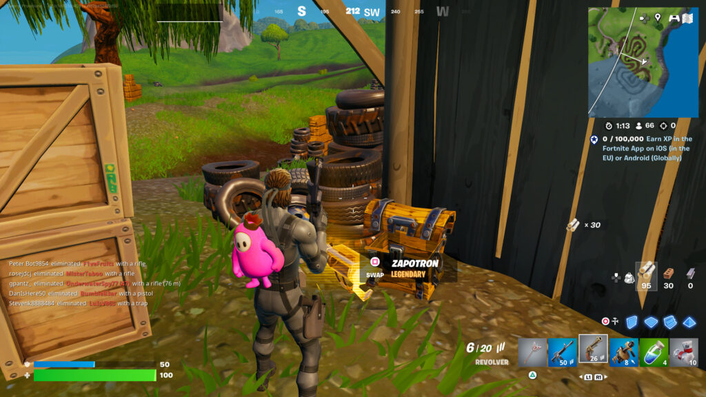 Zapotron looted from a Chest (Image via esports.gg)