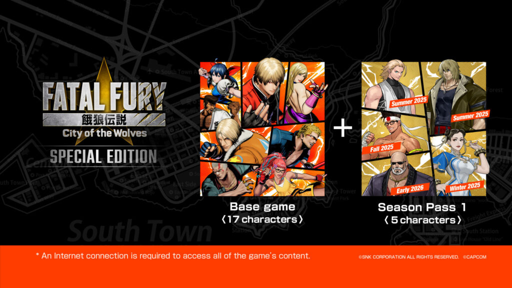 FATAL FURY: City of the Wolves Special Edition Season Pass 1 characters (Image via SNK Corporation and Capcom)