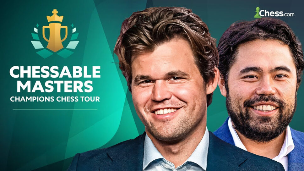 Carlsen v Nakamura in Chessable Masters 2025 Final for EWC slot cover image