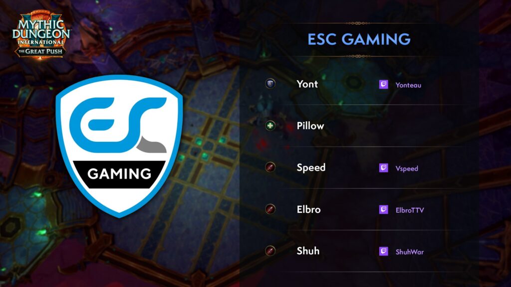 ESC Gaming players (Image via Blizzard Entertainment)