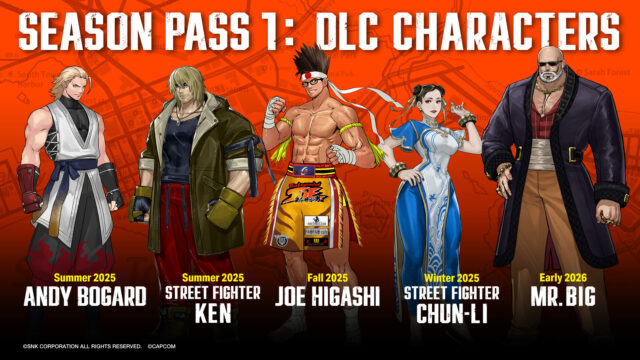 FATAL FURY: City of the Wolves DLC reveals Andy, Chun-Li, Ken, and more at Evo Awards 2025 preview image