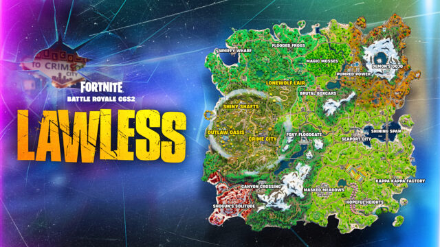 Fortnite Chapter 6 Season 2 map: All new and returning locations preview image