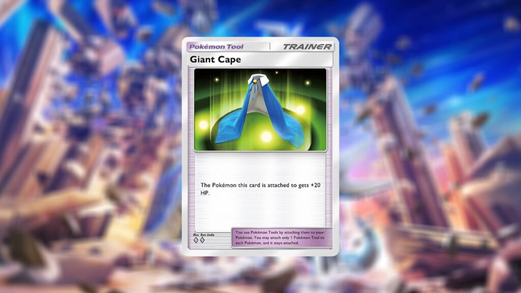 Giant Cape from the Space-Time Smackdown set. (Image via esports.gg)