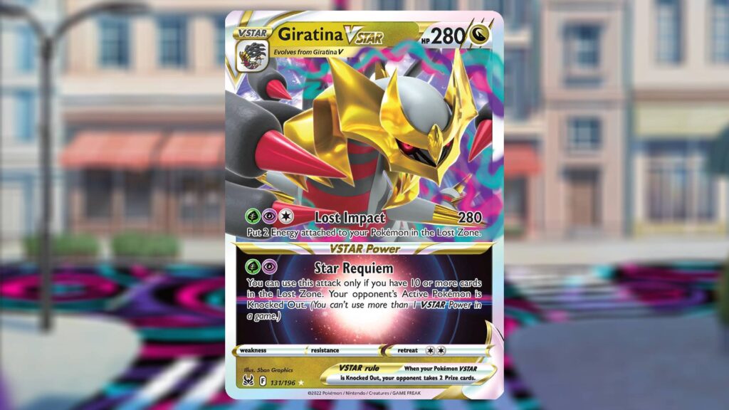 Giratina VSTAR from Lost Origin. (Image via esports.gg)