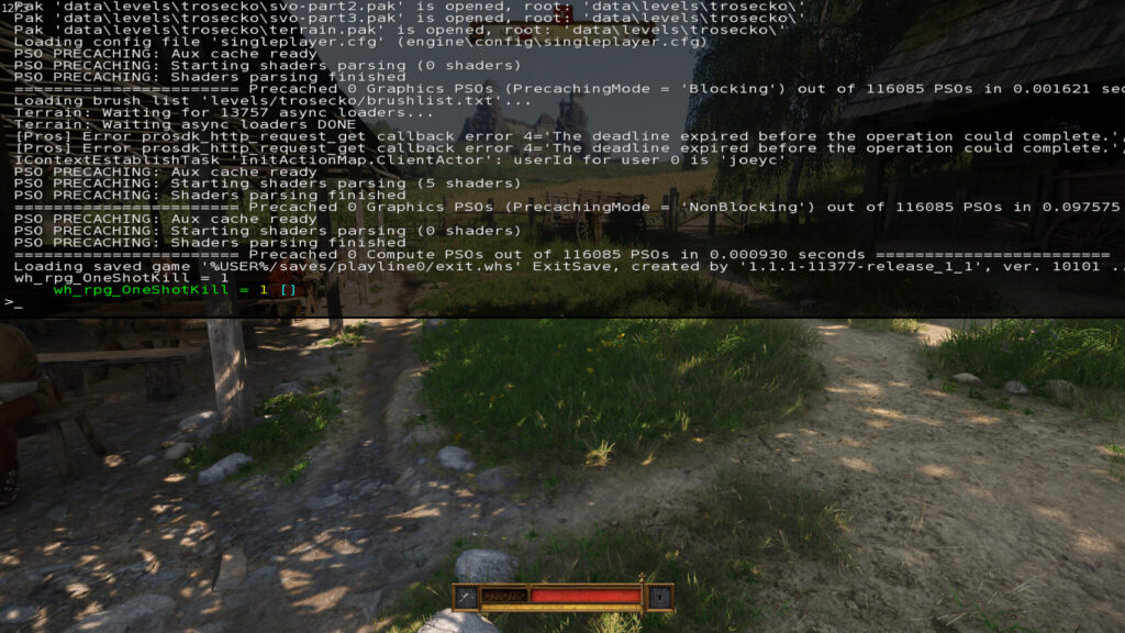 Console commands screenshot (Image via  esports.gg)