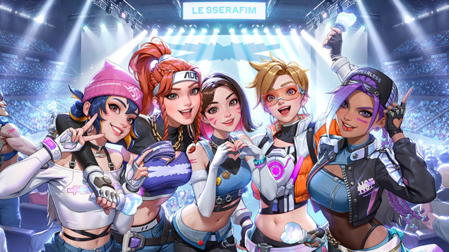 OVERWATCH 2 クリアファイル LE SSERAFIM Overwatch 2 x LE SSERAFIM second collaboration is coming in