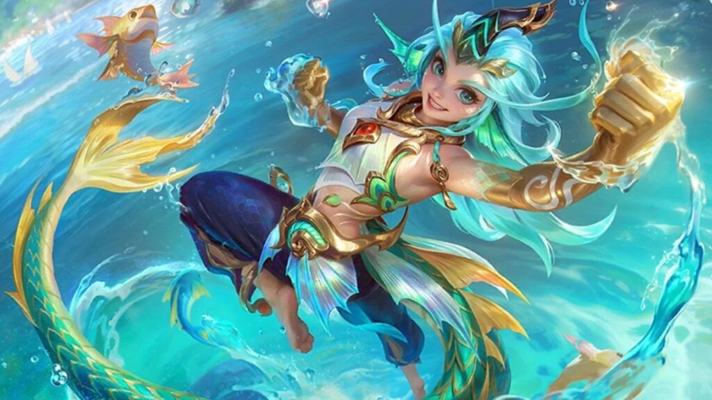 Kalea's Splash Art in the MLBB Advanced Server (Image via MOONTON Games)