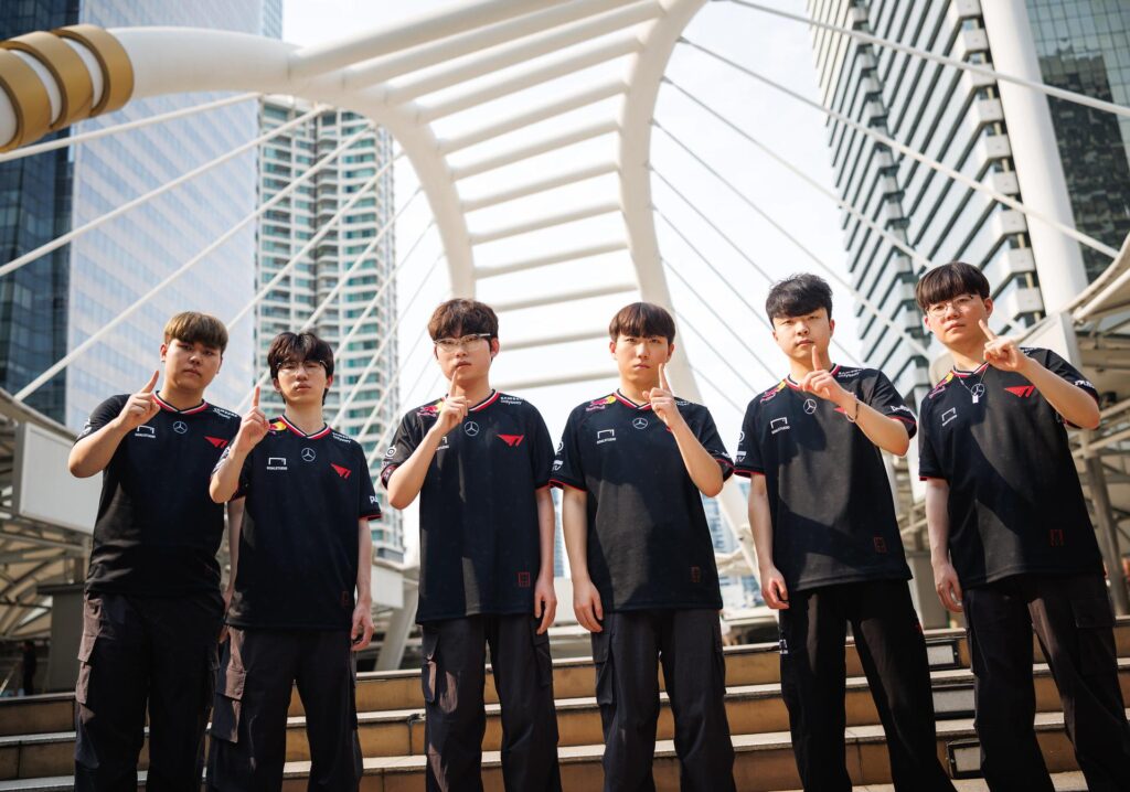 T1 VALORANT Roster (Photo by Yicun Liu/Riot Games)