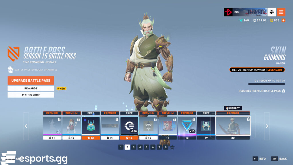 Gomang Hanzo skin (Screenshot via esports.gg)