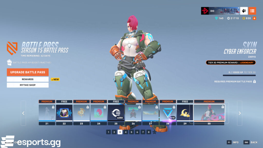 Zarya skin (Screenshot via esports.gg)