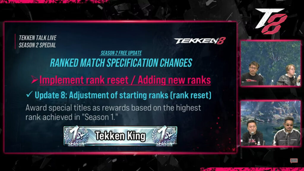 Rewards for Season 1 ranks (image via Bandai Namco Entertainment)