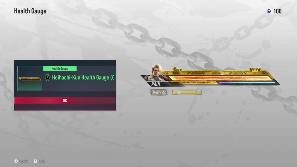 Heihachi-Kun Gold Health Bar (image via esports.gg)