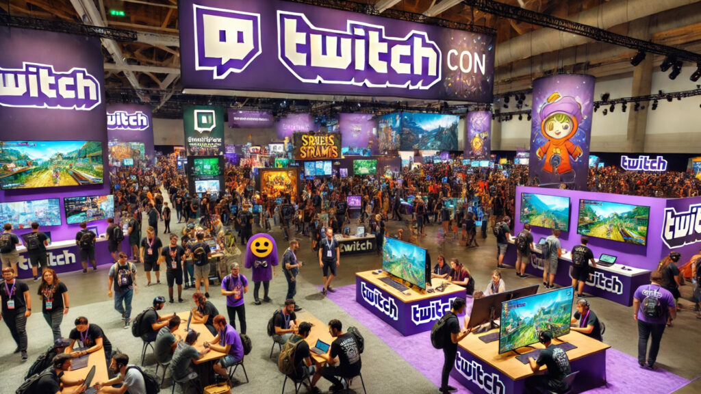 Picture of the one of the TwitchCon conventions (Image via TwitchCon)