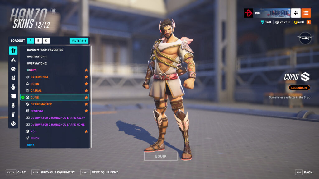 Cupid Hanzo screenshot (Image via esports.gg)