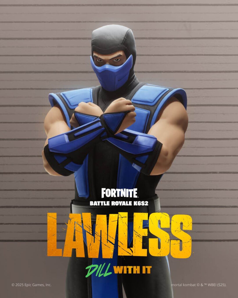 Sub-Zero in Fortnite (Image via Epic Games)