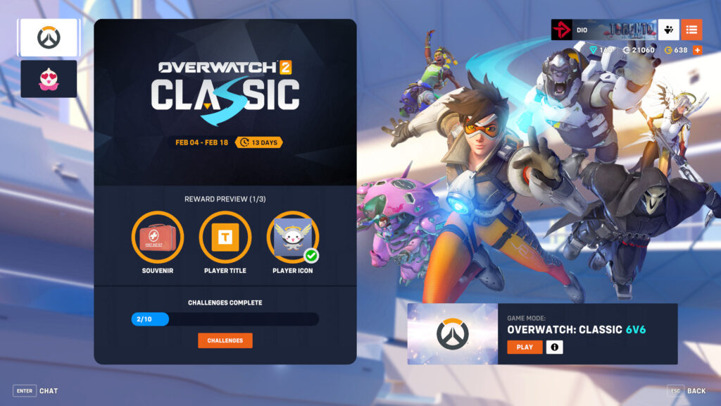 Overwatch Classic Moth Meta event screenshot (Image via esports.gg)