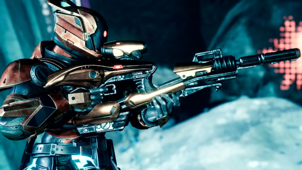 The Exotic Vex Mythoclast awaits! (Screenshot by esports.gg via Bungie)