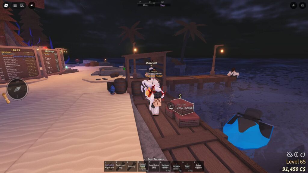 Bait Crates in Fisch. (Screenshot via esports.gg)