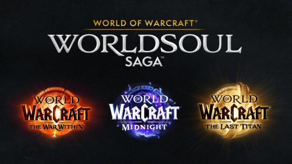 World of Warcraft's Worldsoul Saga features three expansions (Image via Blizzard Entertainment)